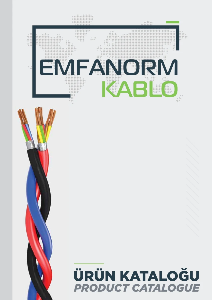 2024 Emfanorm Kablo ürün kataloğu kapağı